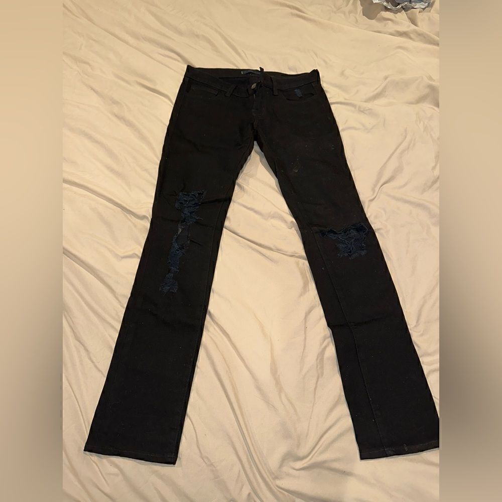 J BRAND jeans women’s size 25 low rise pencil leg black